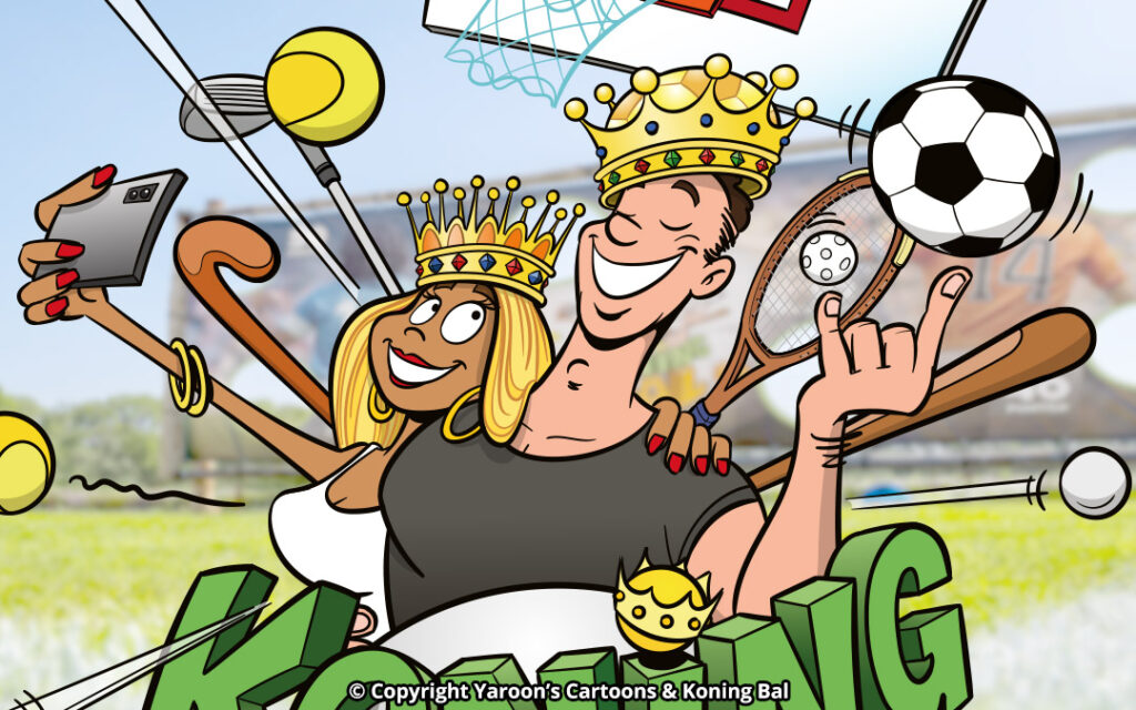 Yaroon's Cartoons Portfolio - Koning Bal logo Yaroon's Cartoons Portfolio - Koning Bal logo