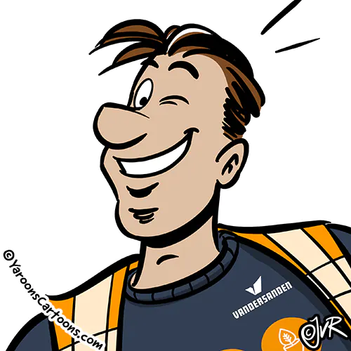 Safety Steve, de mascotte van Vandersanden