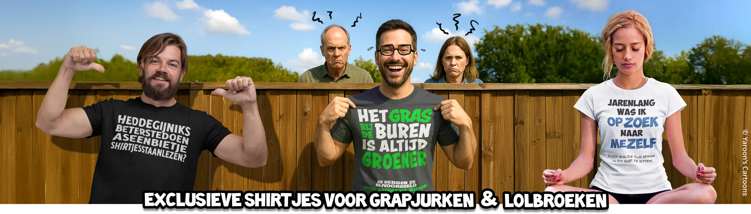 Yaroon's Merchatoons T-shirts header